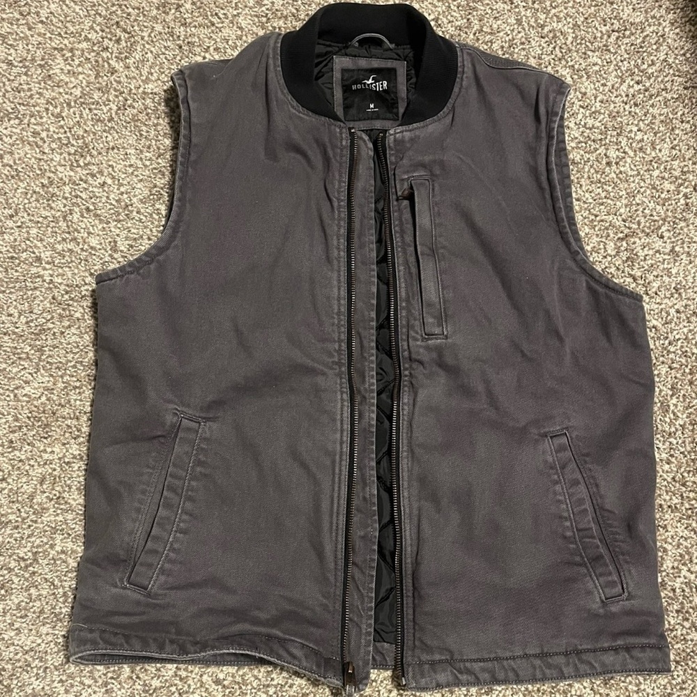 Hollister Quilted Workwear Vest Carhartt Lookalike
